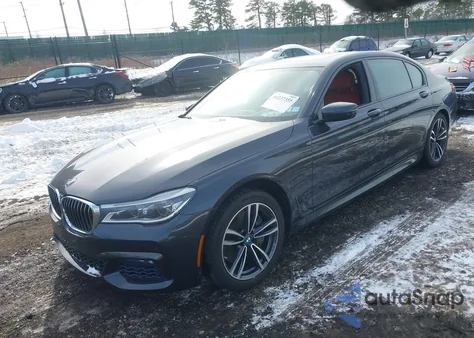 2016 BMW 750I xDrive z USA, uszkodzony, nr VIN WBA7F2C53GG421158